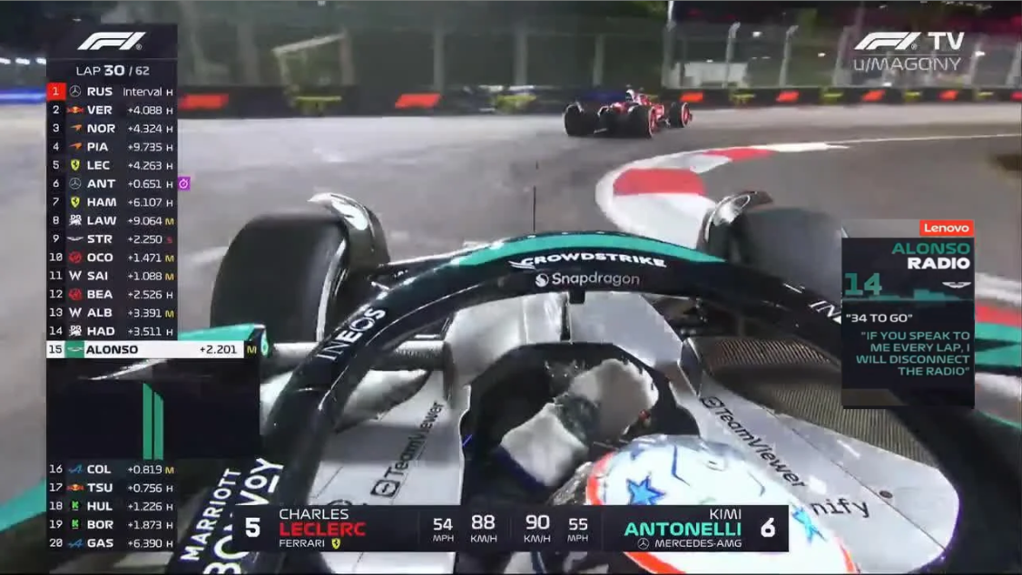 I will disconnect the radio, Singapore 2025