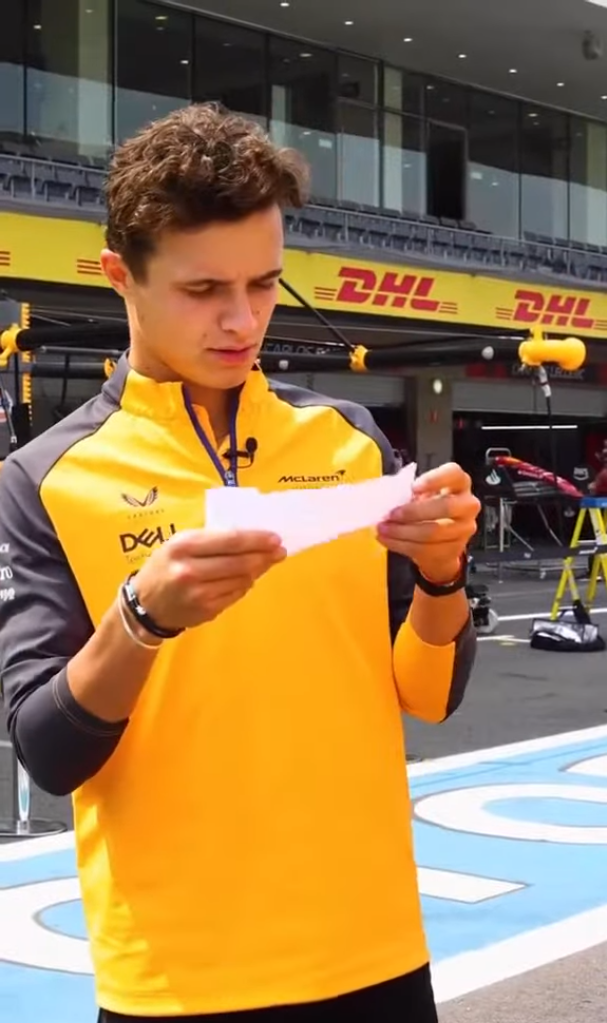 Lando Norris and Daniel Ricciardo tell each other dad jokes