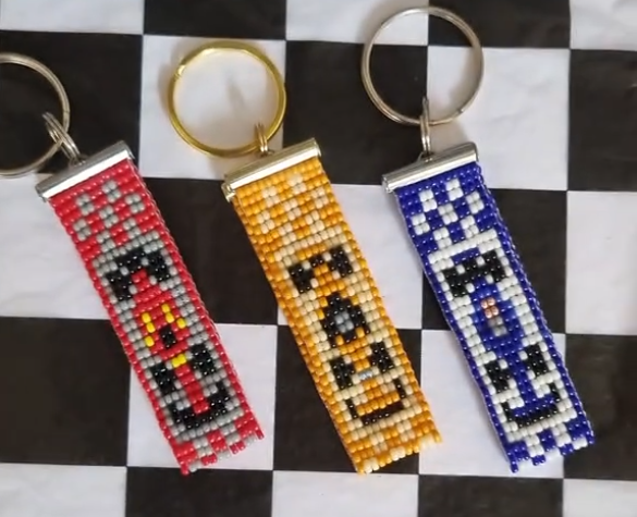 Handmade F1 keychains