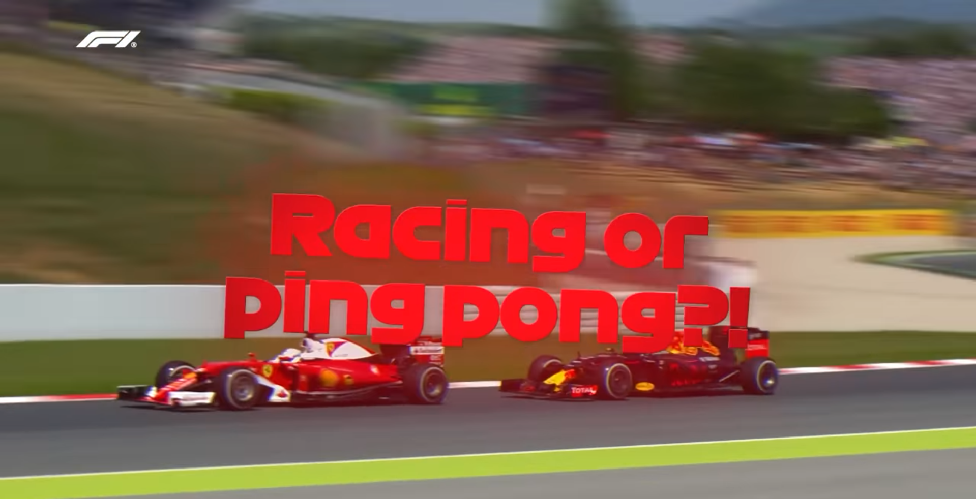 Honestly what are we doing racing or Ping Pong? - Sebastian Vettel