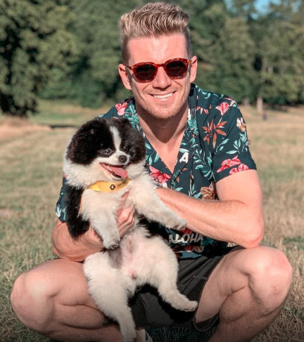 Nico's cute dog Zeus